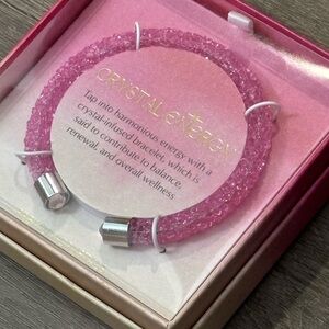 Pink Crystal Energy Bracelet